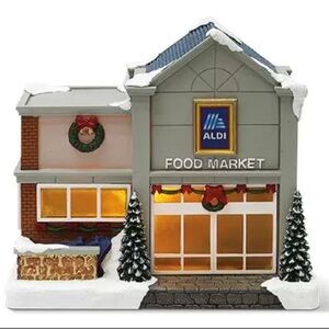 NEW Aldi’s 2024 Merry Moments LED Holiday Village House - ALDI Store